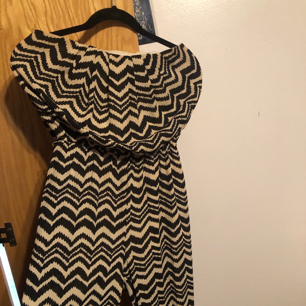 Beautiful Black n Tan jumpsuit